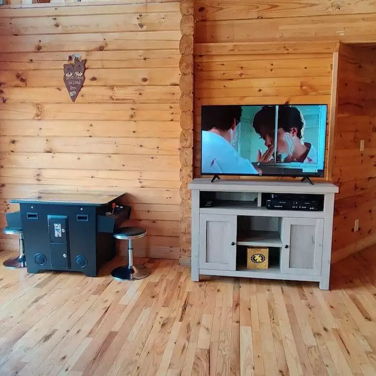 55" TV   - Westwind Cabin (5 bedroom) - Rockbridge