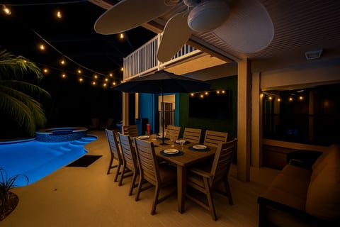 Back patio living!