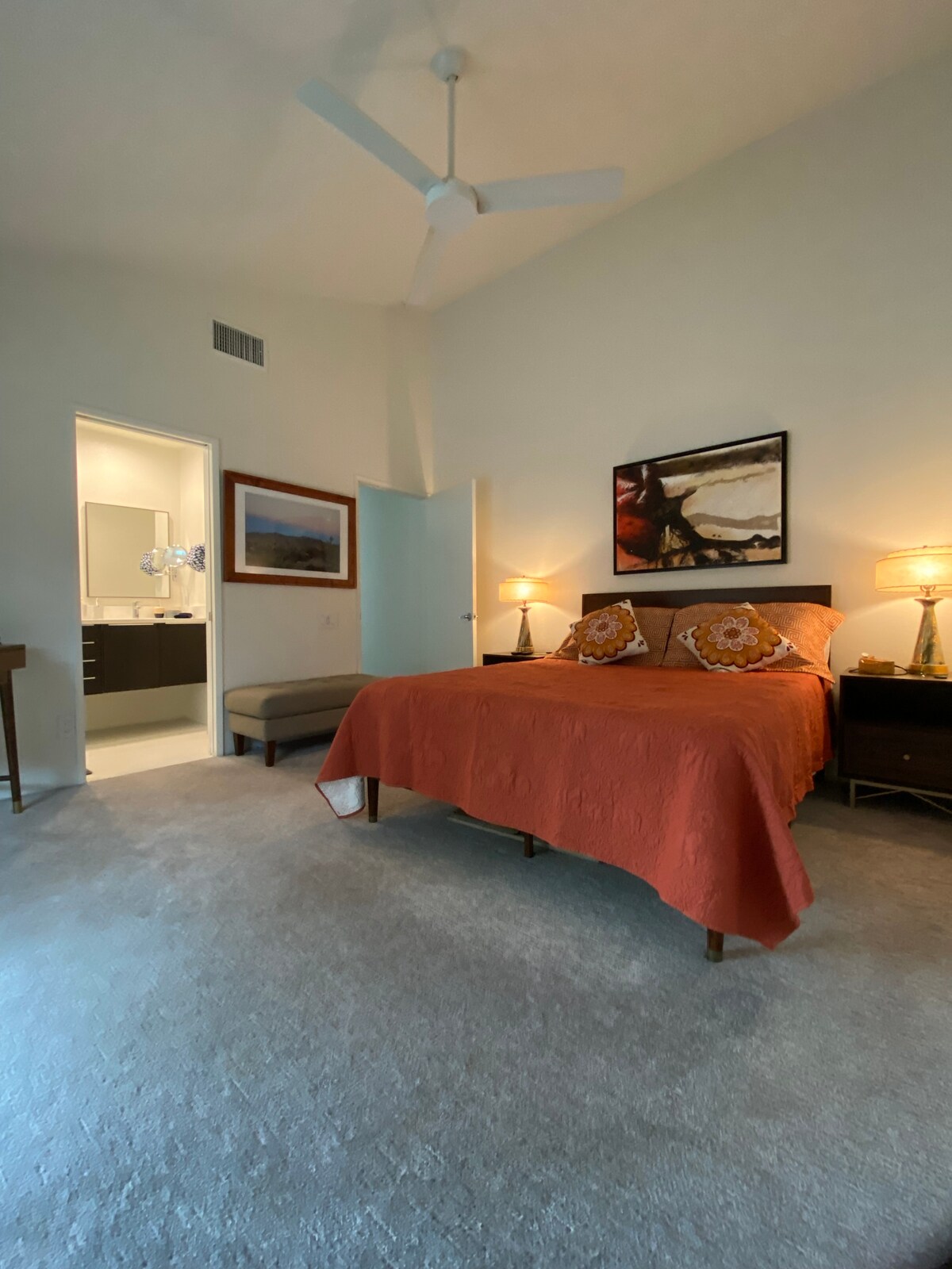 Master Bed and Bathroom