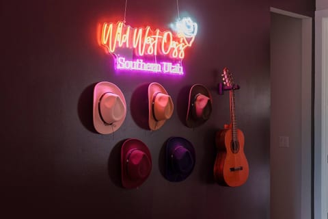 Photo wall in loft