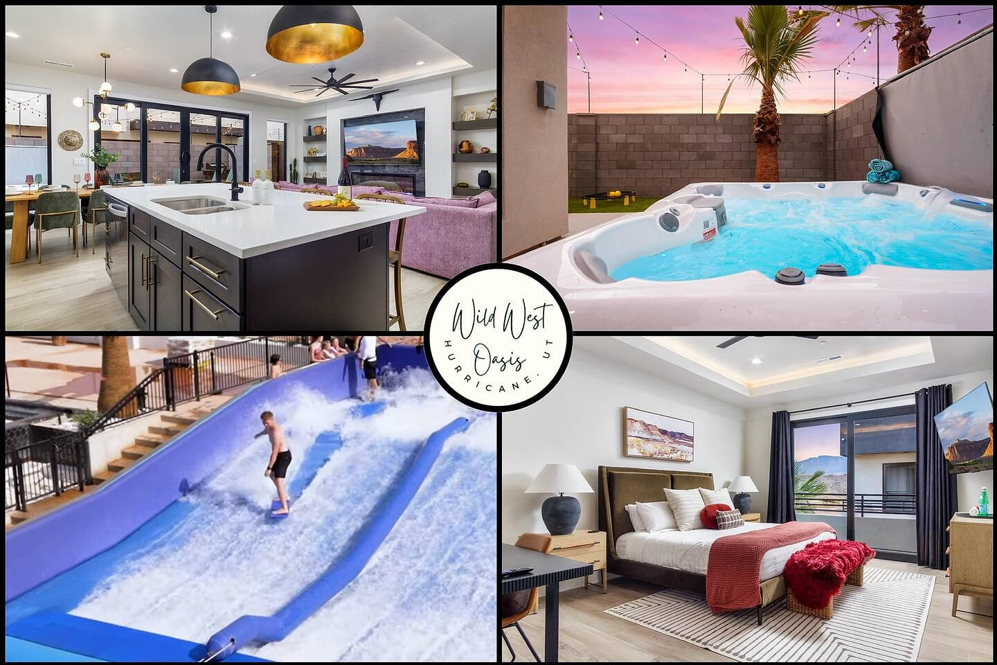 Wild West Oasis|Waterpark|Zion NP|
Hot tub|2 Kings