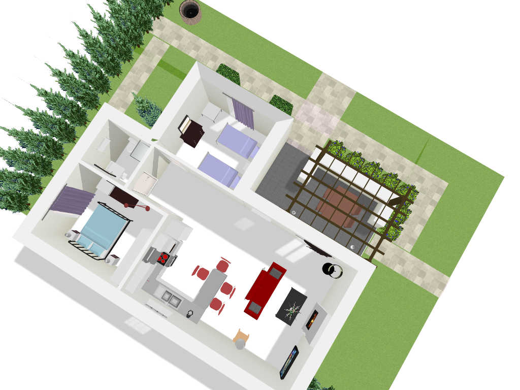 3D view floorplan