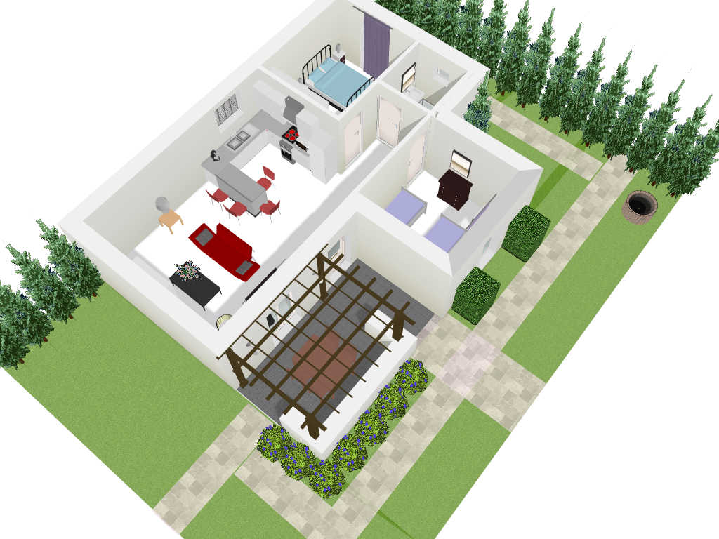 3D view floorplan