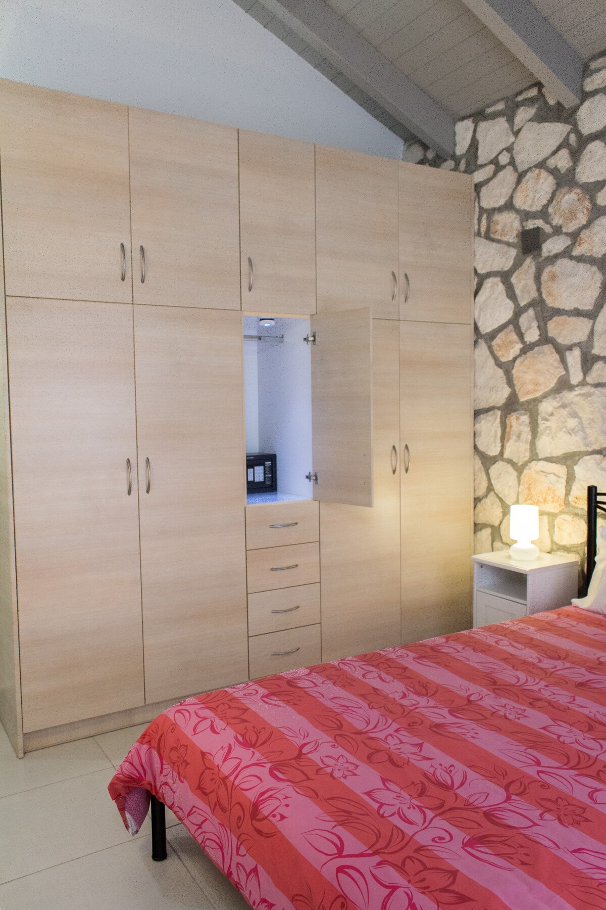 Huge wardrobe in the bedroom