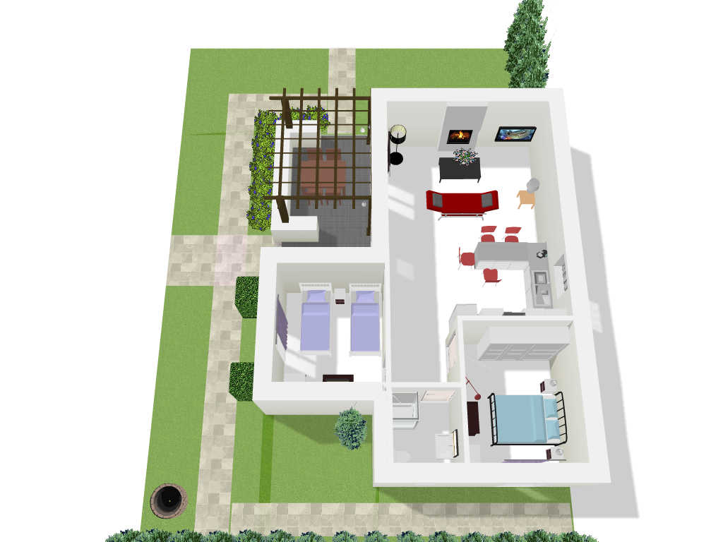 3D view floorplan