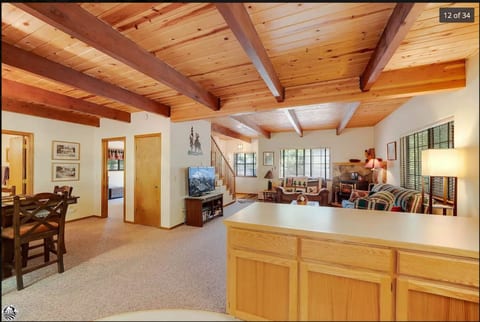 Kitchen and the living area