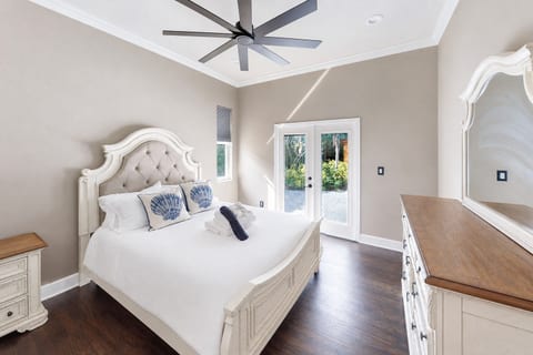 Cozy guest room offering calm, sunny comfort.