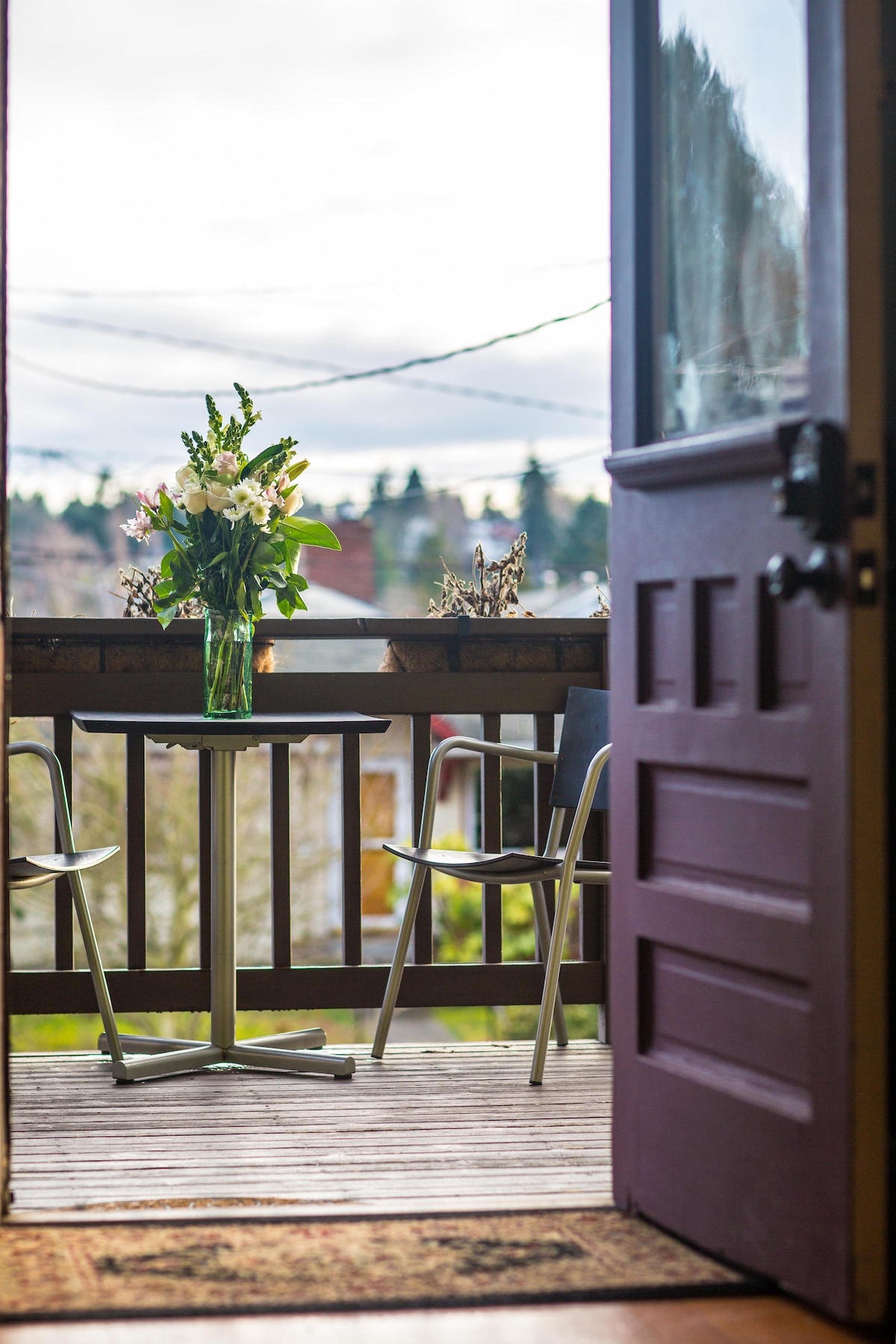 View from the front deck.