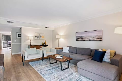 Comfortable, stylish living room