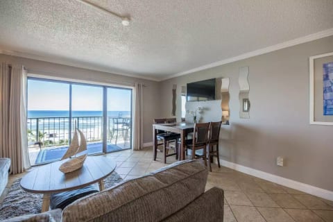 You can watch the ocean and listen to the waves right from the family room!
