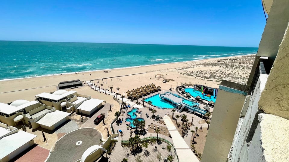 View of resort from balcony