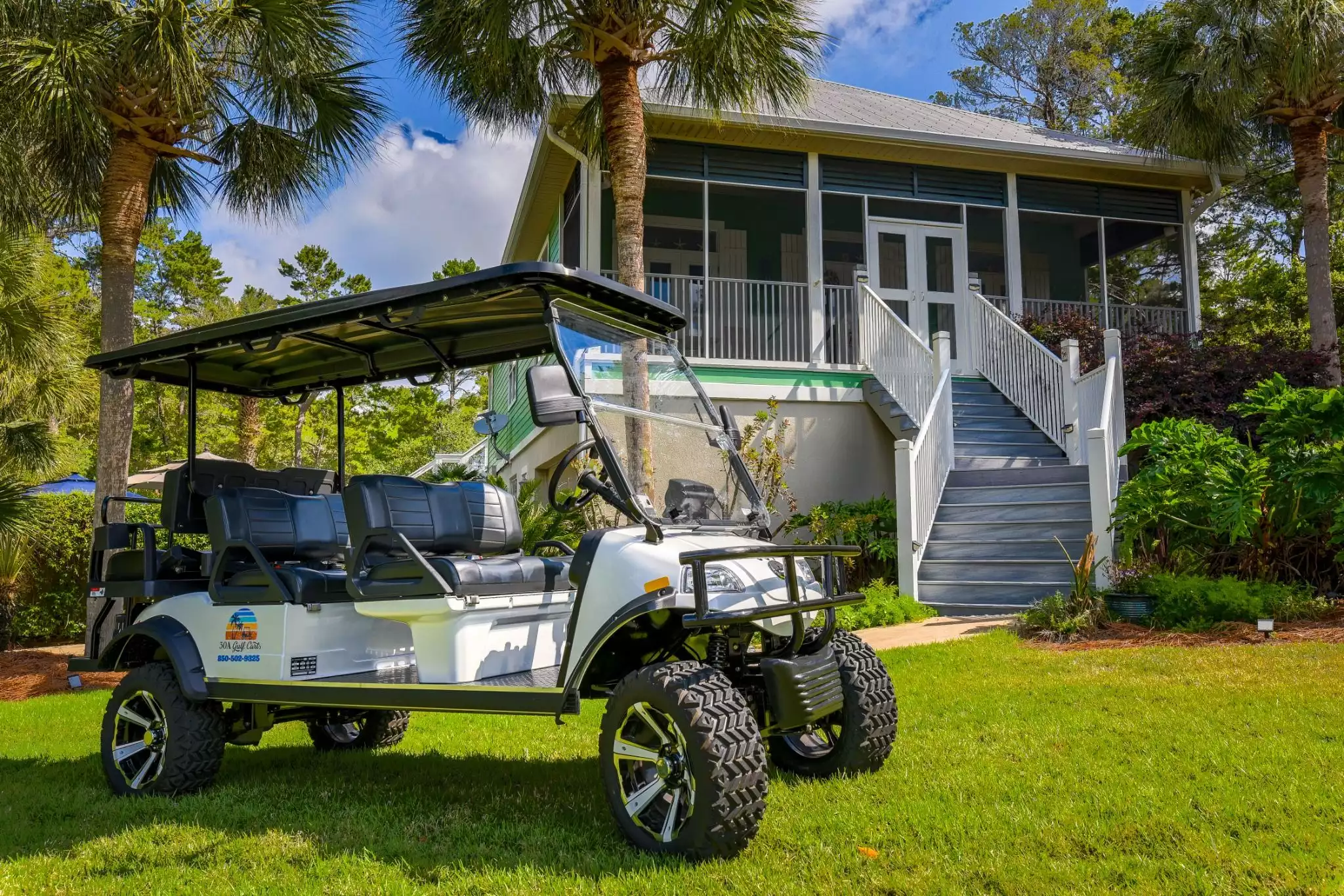 5 Bd sleeps 14 Heated Pool, Hot Tub & Golf Cart - Santa Rosa Beach