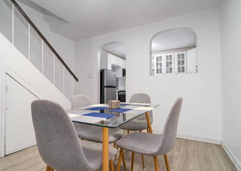 A step-free dining area is located on the ground floor of the property.