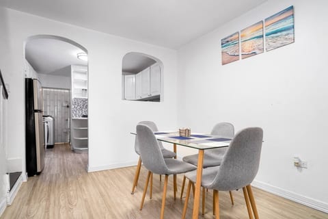 A step-free dining area is located on the ground floor of the property.