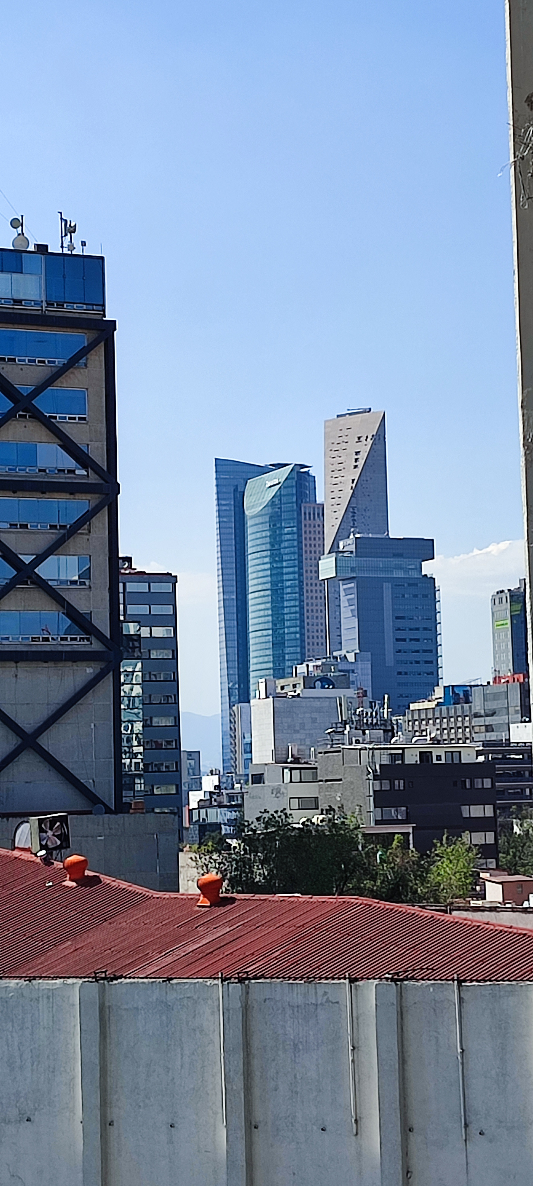 Vista de los Rascacielos de Av. Paseo de la Reforma