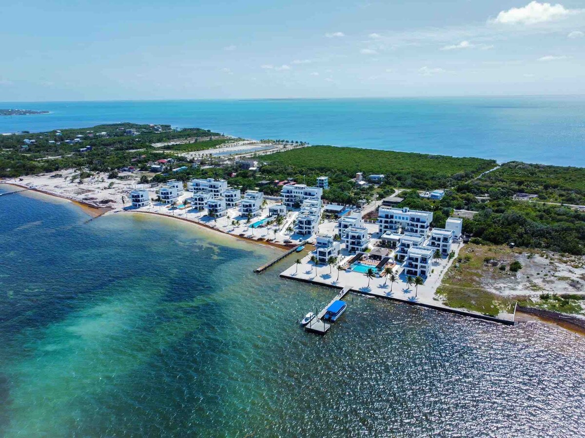 
Aerial picture of the Blu Zen Resort. 