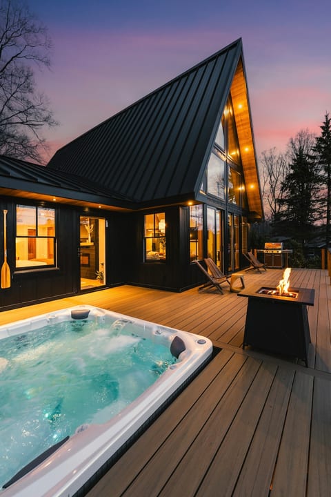 Evenings come alive—light a fire on the deck, relax, and enjoy the serenity of the outdoors under the stars.