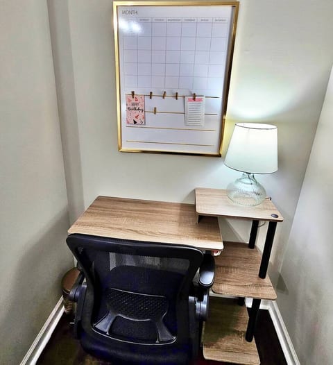 Working remotely? This is the perfect area to get some work done with little distractions. 