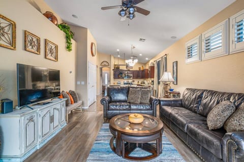 Family room with Smart TV and internet