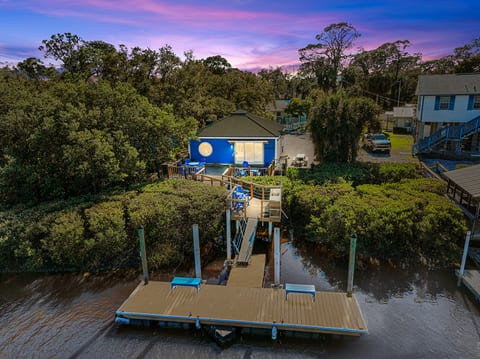 Blue Chair - Dock and Golf Cart