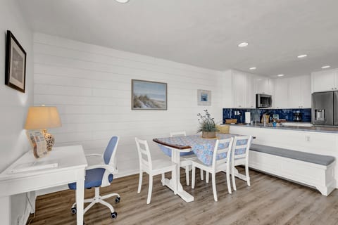 View of Kitchen and Dining Area
