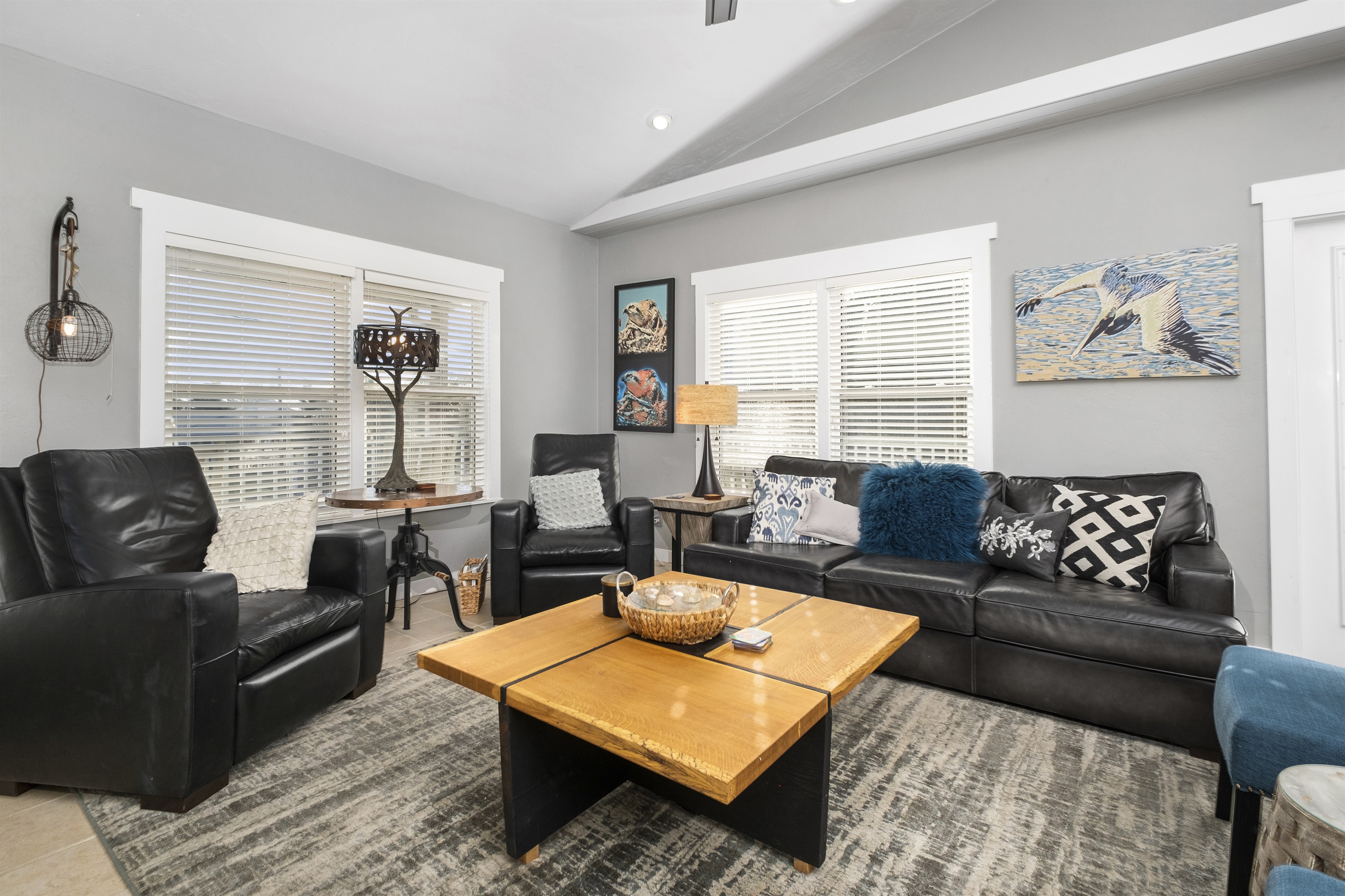 Cozy Living Room to Relax after Fishing