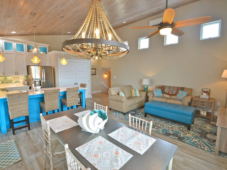 Dining area looking to Living area