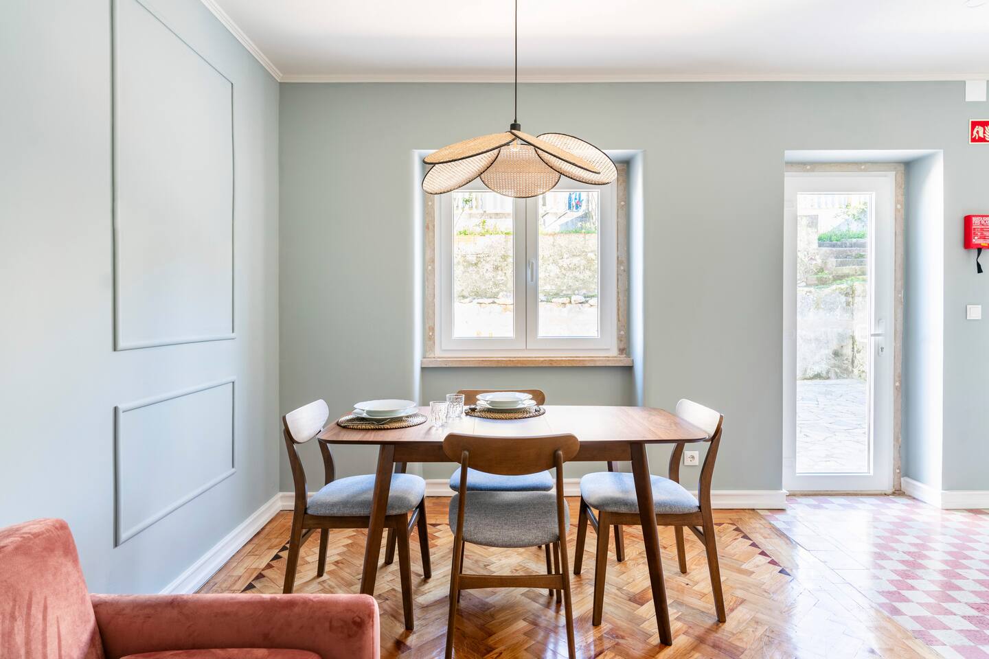 Dining Room: Bright space with stylish decor, perfect for sharing meals and laughter!