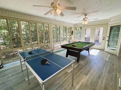 Game Room with Pool Table