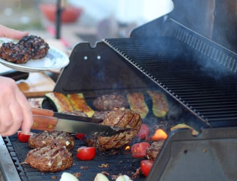 BBQ out front 