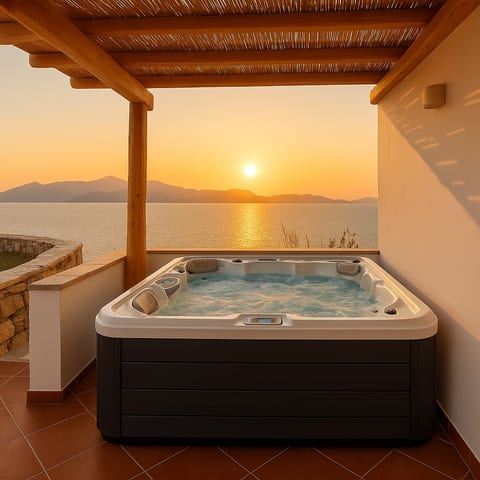 Naxian Sky Villa • Aegean Sunset Hilltop Bliss image 2