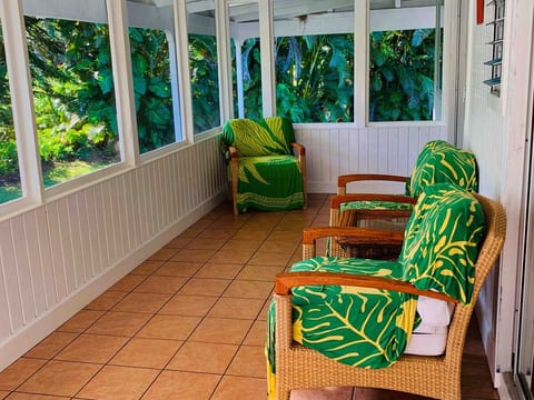 Screened lanai