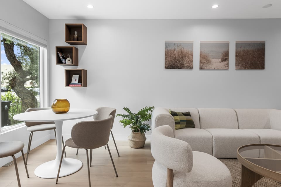 Living Room & Dining Area
