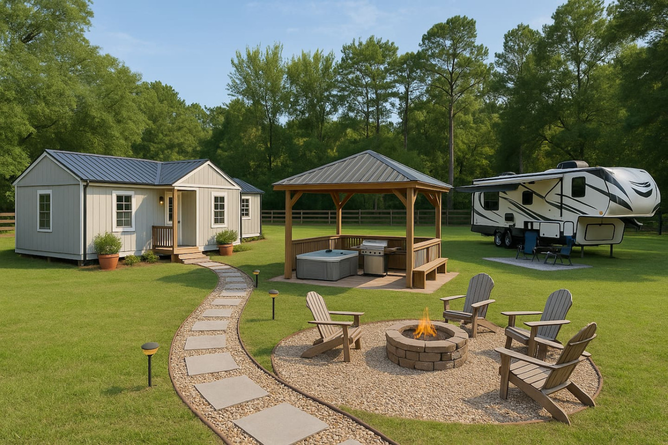 Off Grid Yurt Experience @ The Pines Horse Farm