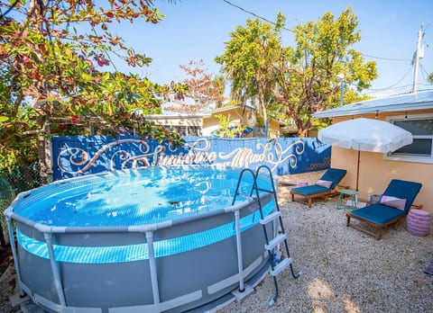 Enjoy your very own pool for summer cool-offs. You can also relax on a lounge chair and soak in the evening serenity