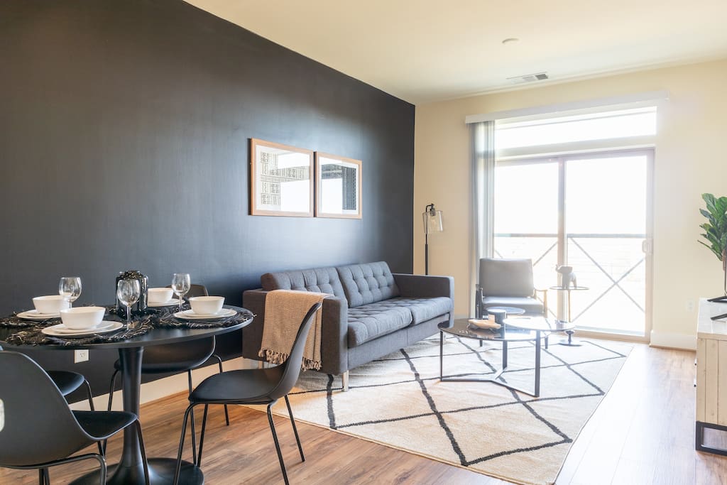 Corner View || Living Room + Dining Area
