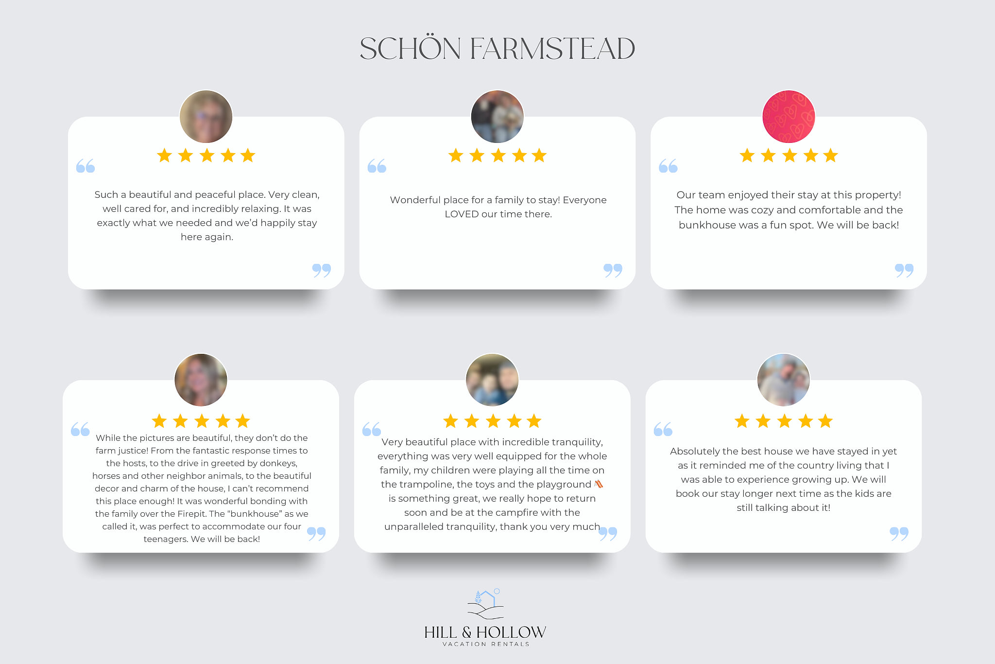 Top marks from our fabulous guests!