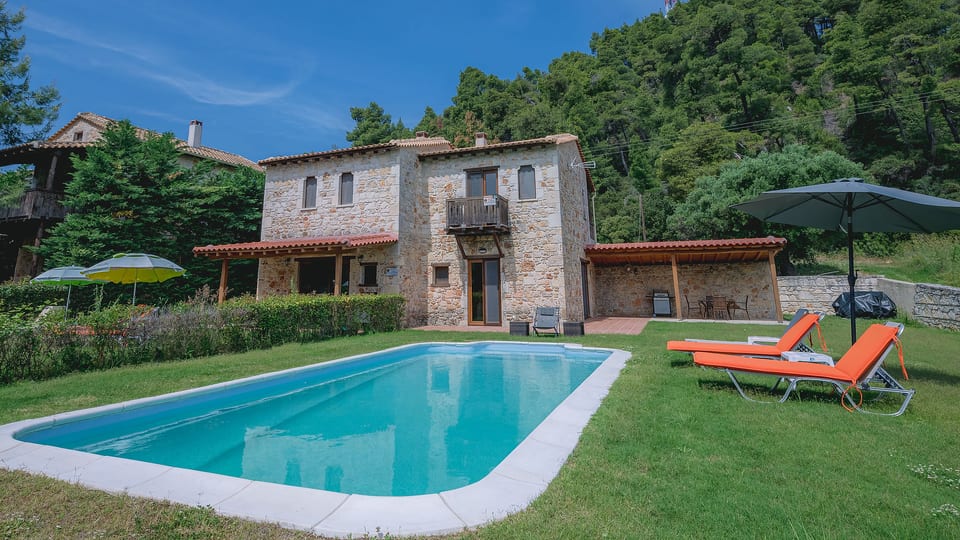 Stone Made Private Pool Villa I, Kriopigi - Kriopighi