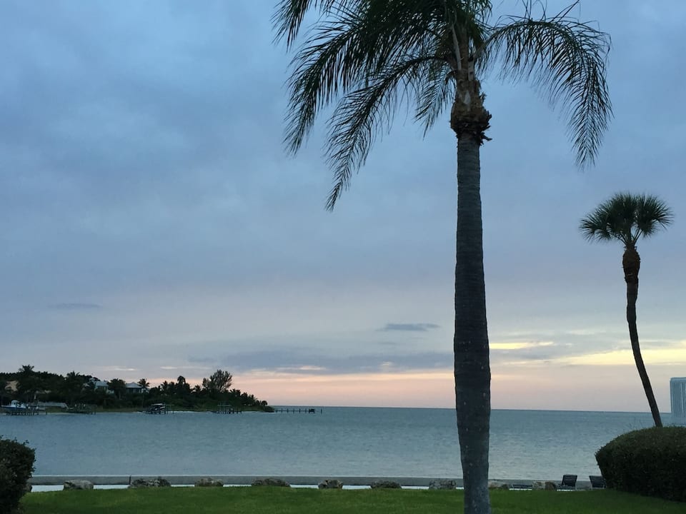 Sunset from the condo