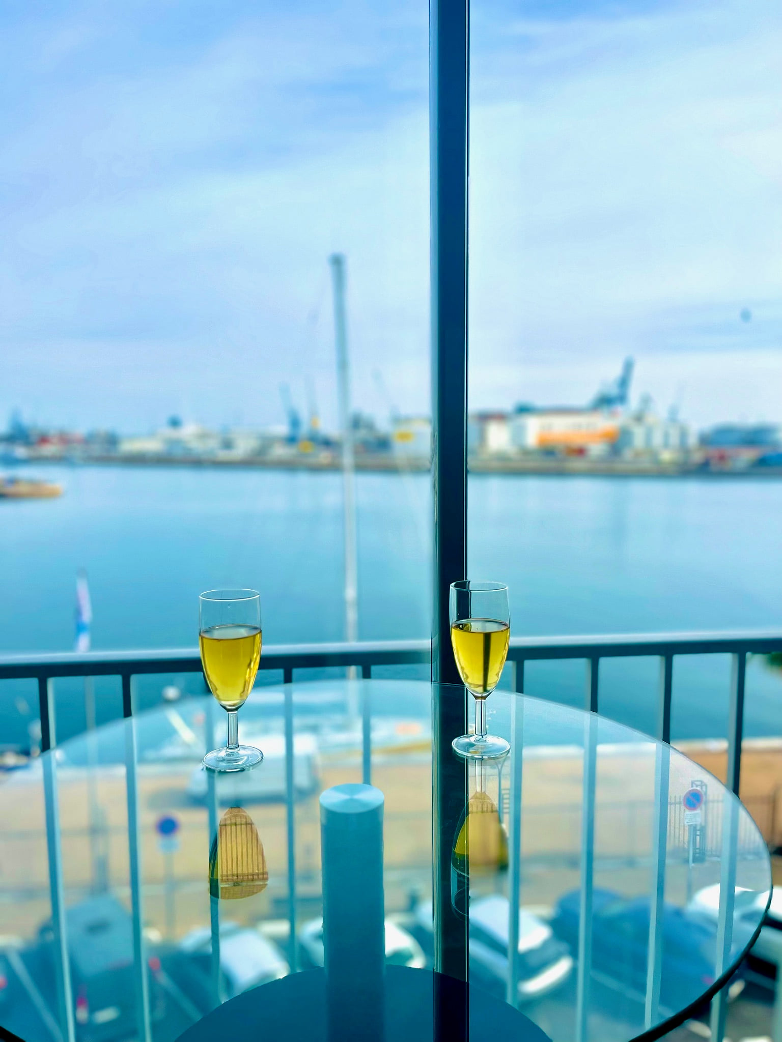 Le Lion : Grand T4 avec vue sur le port, clim et parking