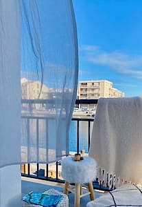 La Criée Sublime T4 vue sur les quais, climatisé