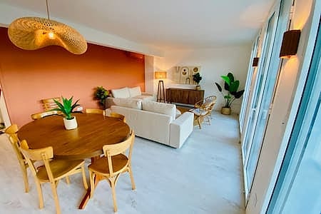 Le PalmaSublime T4 en centre-ville, climatisé, wifi