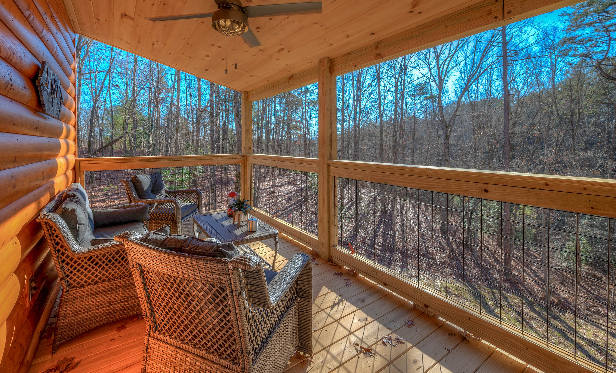 Not-So-Tiny Cabin - King Bed - Secure Dog Yard