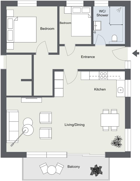 AlbLoft - Moderne Neubauwohnung nahe City / Alb