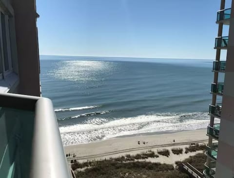 Magnificent view from balcony facing East.