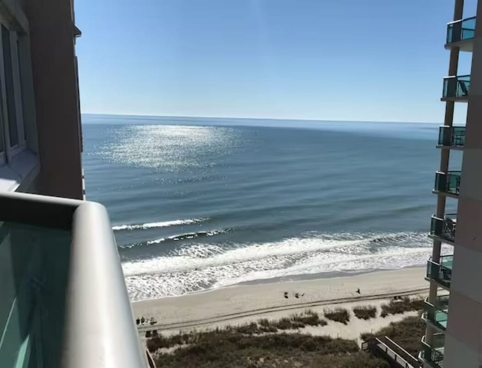 Magnificent view from balcony facing East.