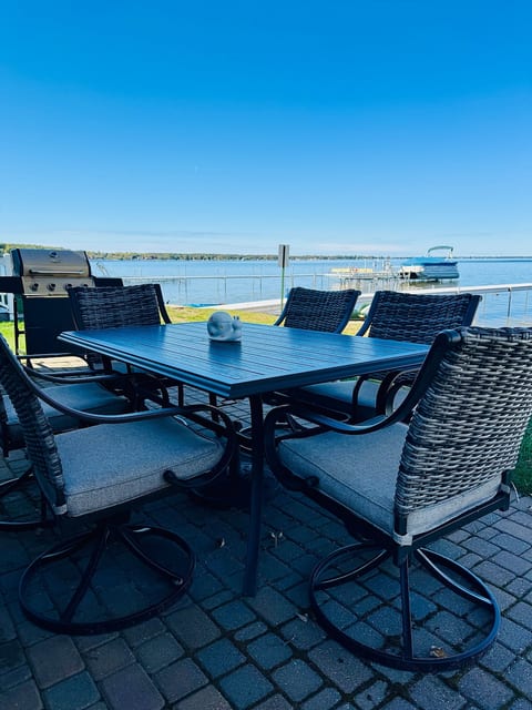lake front cabin w private beach & dock image 5
