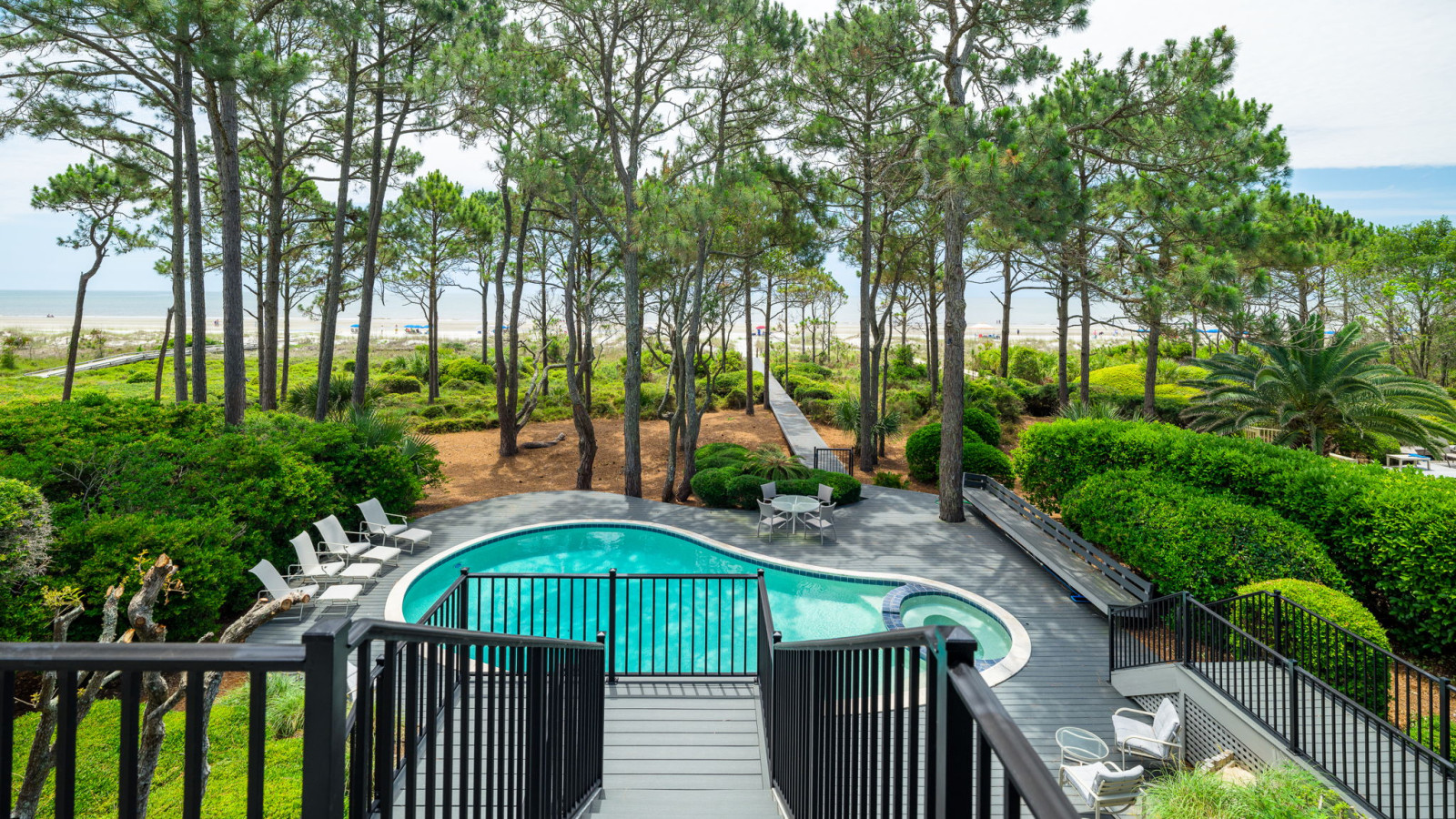 Sun-Drenched Pool Terrace With Endless Ocean Breezes