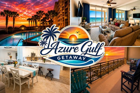 Experience the Emerald Coast in style at Azure Gulf Getaway — where breathtaking sunsets, spacious luxury, and beachfront views come together for the perfect escape. 🌅
