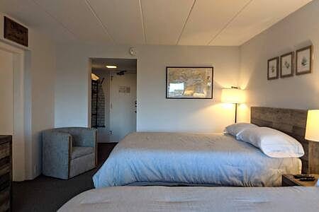 Cute Lower Level Cedar Lodge Room with Balcony & Lake Views!
